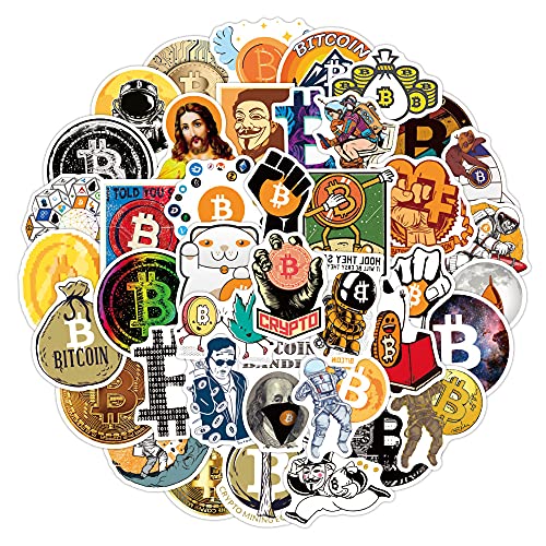 LYLSDSB 50 Stück Bitcoin Aufkleber Virtuelle Währung Kryptowährung Top Stickers Set für Auto Laptop Telefon Gitarre Skateboard Motorrad Fahrrad,Vinyl Wasserdicht Stickers für Kinder Jugendliche LYLSDSB 50 Stück Bitcoin Aufkleber Virtuelle Währung Kryptowährung Top Stickers Set für Auto Laptop Telefon Gitarre Skateboard Motorrad Fahrrad,Vinyl Wasserdicht Stickers für Kinder Jugendliche von LYLSDSB