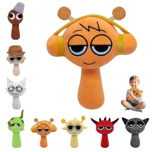 Peluche Sprunki, 9.8" Sprunki Plush Peluche, Bambola di Peluche Sprunki, Sprunky Figure Peluches Regali per i Fan, Giocattoli di Peluche Sprunki Carini Plushies Toys von LYNBLY