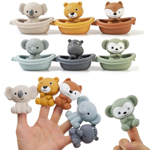 LYNSAN 12 Stück Badewannenspielzeug Badespielzeug Baby Silikon Badewanne Spielzeug Wasserspielzeug Spritztiere Schwimmbad Boote Hübsches Tier Geschenke für Kinder Babys Kleinkinder Jungen Mädchen LYNSAN 12 Stück Badewannenspielzeug Badespielzeug Baby Silikon Badewanne Spielzeug Wasserspielzeug Spritztiere Schwimmbad Boote Hübsches Tier Geschenke für Kinder Babys Kleinkinder Jungen Mädchen von LYNSAN