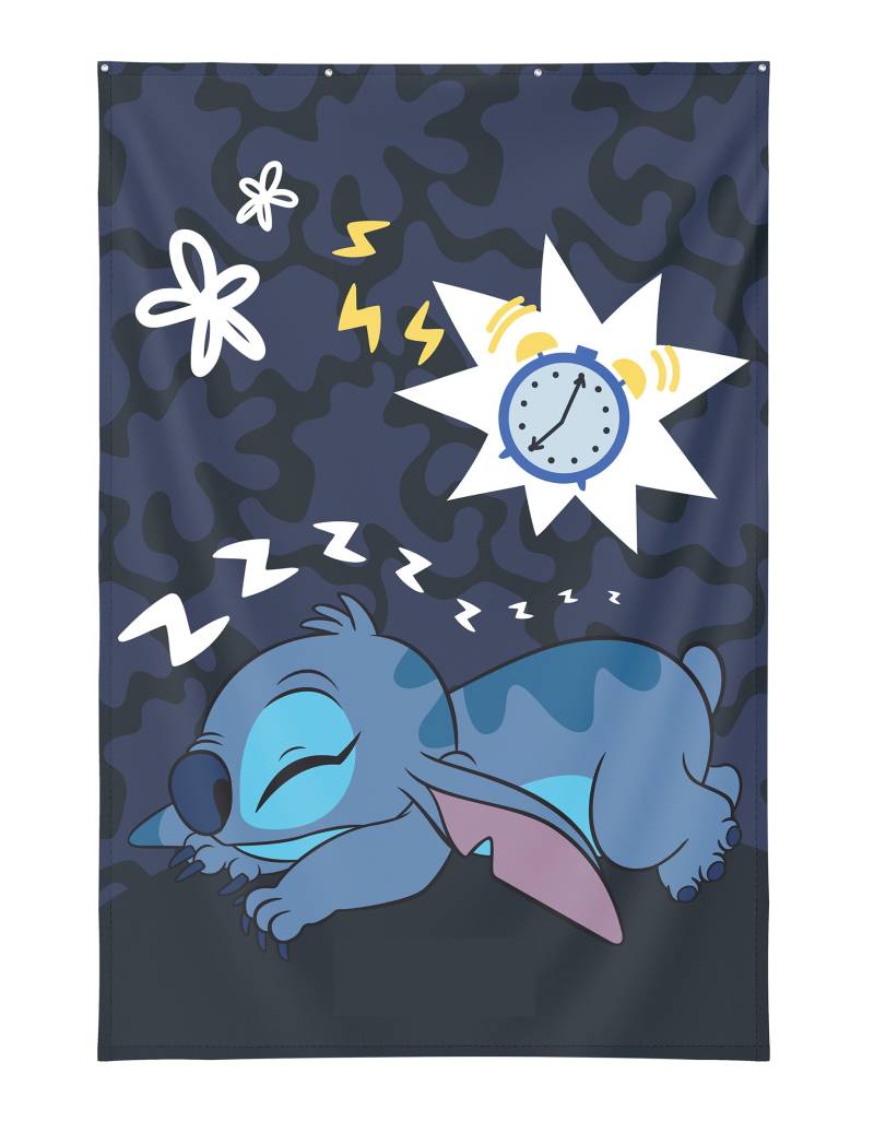 Wanddeko Stitch schlafend Disney Wandbanner 125x85 cm von LYO