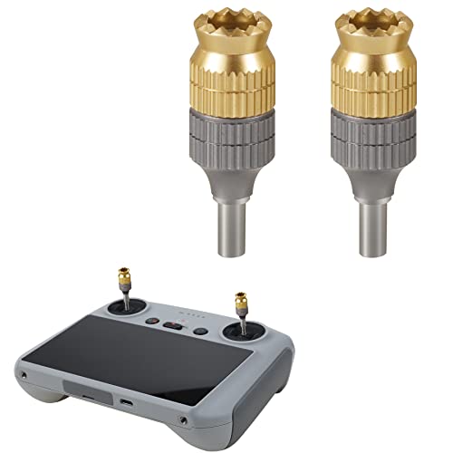 LYONGTECH Extended Sticks Steuerknüppel für DJI RC 2,RC(Flip,Neo,Air 3S/3,Mini 4/3 Pro,Mini 3,Mavic 3 Classic/Pro),Aluminium Controller Joystick Drohne Zubehör von LYONGTECH