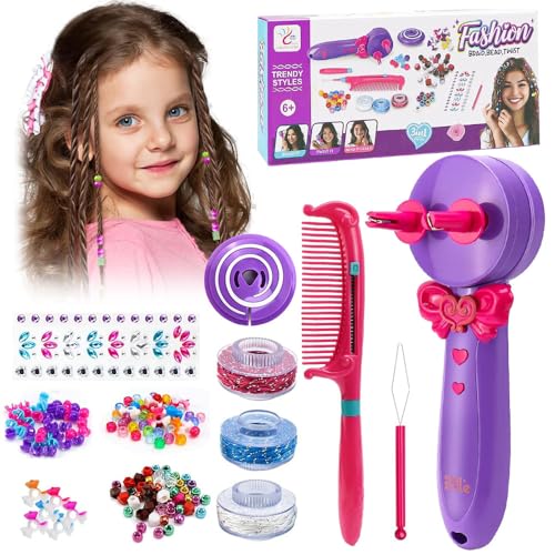 LYPPUL Automatic Hair Braider, Haarflechtmaschine Mädchen Set, Haarschmuck Mädchen Haarflechtmaschine, Automatische Haarflechter, Kreative Passendes Geburtstagsgeschenk für mädchen ab 3 Jahren LYPPUL Automatic Hair Braider, Haarflechtmaschine Mädchen Set, Haarschmuck Mädchen Haarflechtmaschine, Automatische Haarflechter, Kreative Passendes Geburtstagsgeschenk für mädchen ab 3 Jahren von LYPPUL