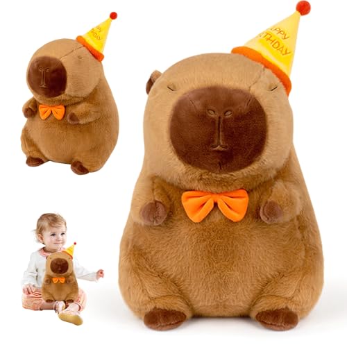LYPPUL Plüschtier Capybara Kuscheltier, Stofftier Kawaii Capybara, 25CM Capybara Stofftier, Realistisches Weiches Capybara Spielzeug Geburtstagsgeschenk für Home Deko Kinder LYPPUL Plüschtier Capybara Kuscheltier, Stofftier Kawaii Capybara, 25CM Capybara Stofftier, Realistisches Weiches Capybara Spielzeug Geburtstagsgeschenk für Home Deko Kinder von LYPPUL