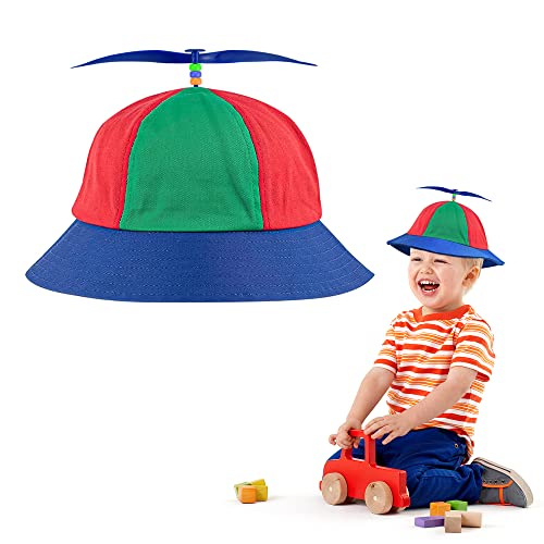 LYTIVAGEN Kinder Propeller Mütze Bunte Helikopter Mütze Baseball Cap mit Propeller Kinder Hubschrauber Mütze Lustige Propeller Cap Hubschrauber Kappe Helikopter Kappe Hut für Fasching Karneval LYTIVAGEN Kinder Propeller Mütze Bunte Helikopter Mütze Baseball Cap mit Propeller Kinder Hubschrauber Mütze Lustige Propeller Cap Hubschrauber Kappe Helikopter Kappe Hut für Fasching Karneval von LYTIVAGEN