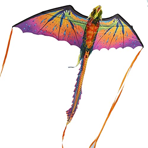 LYVQZPWLRDer Drache, Großer Drachen Drachen for Kinder und Erwachsene Großer Drachen in Tierkopfform Geeignet(A) von LYVQZPWLR