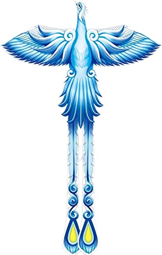 LYVQZPWLRDer Drache, Großer Drachen Drachen for Kinder und Erwachsene Kreativer großer blauer Vogel-Phönix-Drachen Outdoor-Sportdrachen for Erwachsene Einfaches Drachenfliegen Dreidimensional Geeignet von LYVQZPWLR