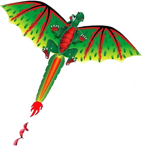 LYVQZPWLRDer Drache, Großer Drachen Kinder und Erwachsene Drachen 3D fliegen im Freien mit Schwanz Drachen geeignet von LYVQZPWLR
