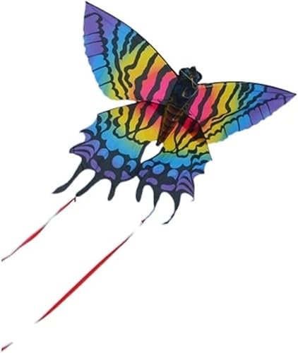 LYVQZPWLRDer Drache, Großer Drachen Kinder- und Erwachsenendrachen Kreativer Stereo-Langschwanz-Schmetterlingsdrachen Brise Einfach zu Fliegender Outdoor-Park-Sportdrachen Stereo Geeignet von LYVQZPWLR