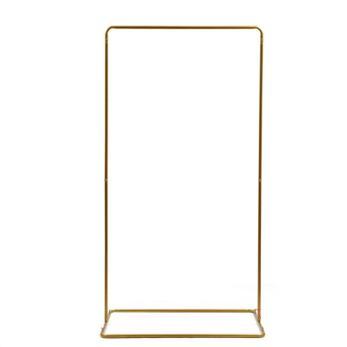 Metallbogen-Hintergrund, Hochzeit Bogen Stehen Platz Metall Rahmen Hochzeit Bogen Rack Party Blume Luftballons Hintergrund Stand Decor(Gold) von LYVQZPWLR