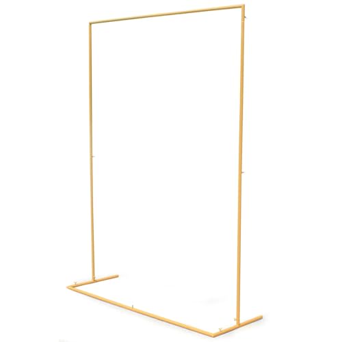 Metallbogen-Hintergrund, Hochzeitsbogenständer, 2 x 1,5 m, Gold, for Hochzeit, Gartenparty, Hintergrund, Bogenrahmen, Blumenballon-Dekor von LYVQZPWLR