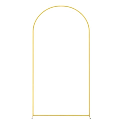 Metallbogen-Hintergrund, Hochzeitsbogenständer Goldener Bogenhintergrund Metallrahmen Kurze 5ft/6ft/6,6ft Größe(5ft(150cm)) von LYVQZPWLR