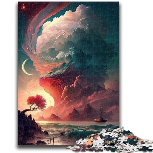1000 Teile Puzzle für Erwachsene und Jugendliche, Bunte Fantasielandschaft, Lernspiel, Herausforderung, Spielzeug, Wanddekoration, einzigartige Geburtstags, 50x75cm von LYXIANY