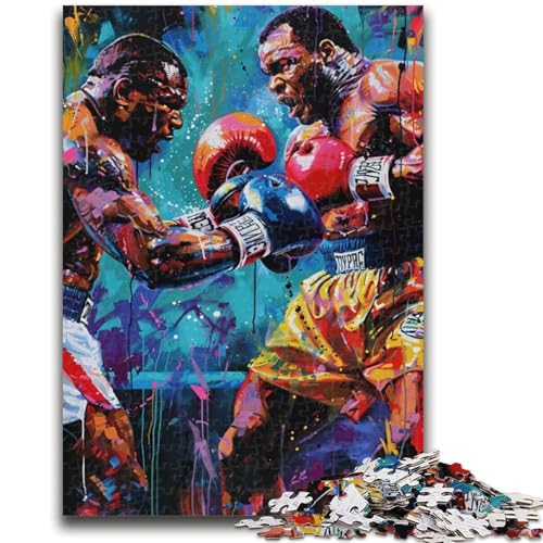 1000 Teile Puzzle für Erwachsene und Jugendliche Boxer für und ab 14 Jahren Spielspielzeug, ganze Familie eignet 38x26cm von LYXIANY