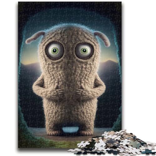 1000 Teile Puzzle für Erwachsene und Teenager, süßes Monster, Lernspiel, Herausforderung, Spielzeug, Wanddekoration, einzigartige Geburtstags, 26x38cm von LYXIANY