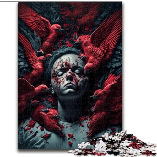 1000-teiliges Albtraum-Puzzle für Erwachsene, Größe 38x26cm, Denkspiel für Teenager und Familieninteraktion 1000-teiliges Albtraum-Puzzle für Erwachsene, Größe 38x26cm, Denkspiel für Teenager und Familieninteraktion von LYXIANY