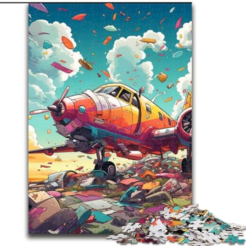 1000-teiliges Flugzeug-Kunstpuzzle für Erwachsene, pädagogisches Denkspiel, künstlerische Heim- und Bürodekoration, ab 14 Jahren, Größe 50x75cm 1000-teiliges Flugzeug-Kunstpuzzle für Erwachsene, pädagogisches Denkspiel, künstlerische Heim- und Bürodekoration, ab 14 Jahren, Größe 50x75cm von LYXIANY