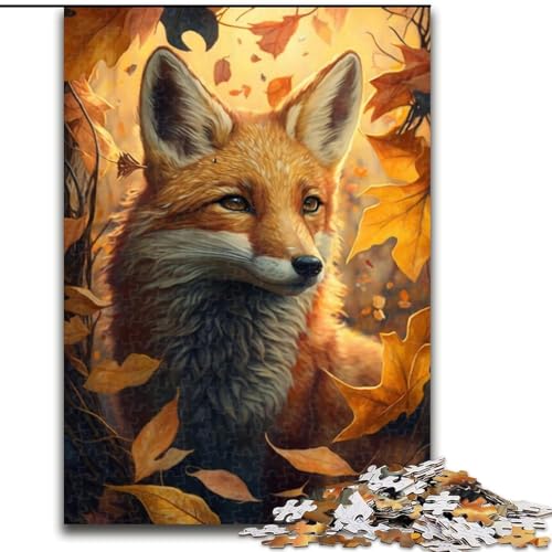 1000-teiliges Fuchs-Puzzle für Erwachsene, pädagogisches Denkspiel, künstlerische Heim- und Bürodekoration, ab 14 Jahren, Größe 50x75cm 1000-teiliges Fuchs-Puzzle für Erwachsene, pädagogisches Denkspiel, künstlerische Heim- und Bürodekoration, ab 14 Jahren, Größe 50x75cm von LYXIANY