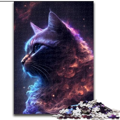 1000-teiliges Holzpuzzle „Space Cat Geburtstage, Weihnachten, Halloween, Thanksgiving, Ostern, Größe 50x75cm 1000-teiliges Holzpuzzle „Space Cat Geburtstage, Weihnachten, Halloween, Thanksgiving, Ostern, Größe 50x75cm von LYXIANY