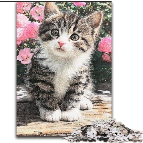 1000-teiliges Kätzchen-Puzzle aus Holz Geburtstage, Weihnachten, Halloween, Thanksgiving, Ostern Größe 50x75cm 1000-teiliges Kätzchen-Puzzle aus Holz Geburtstage, Weihnachten, Halloween, Thanksgiving, Ostern Größe 50x75cm von LYXIANY
