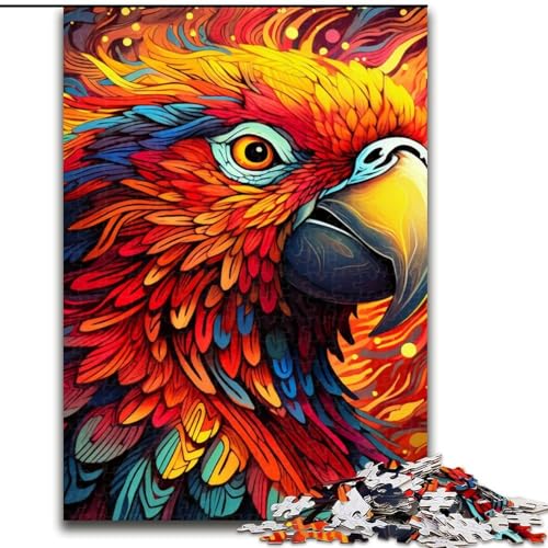 1000-teiliges Papageien-Puzzle für Erwachsene, für Teenager und Familienspaß – DIY-Denkspiel, Geschenk, 50x75cm von LYXIANY