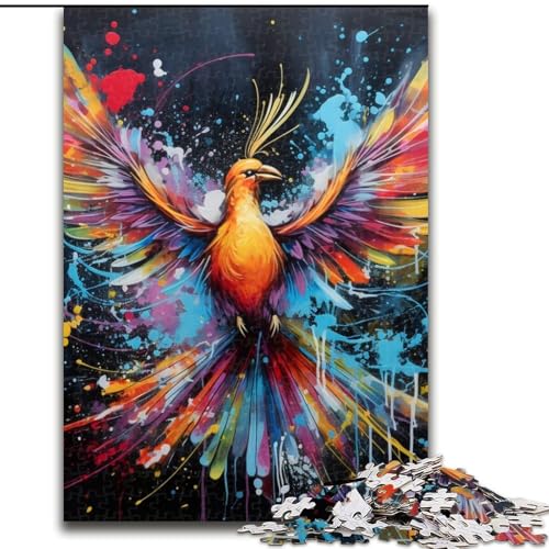 1000-teiliges Phoenix-Puzzle für Erwachsene, für Teenager und Familienspaß – DIY-Denkspiel als Geschenk, 26x38cm 1000-teiliges Phoenix-Puzzle für Erwachsene, für Teenager und Familienspaß – DIY-Denkspiel als Geschenk, 26x38cm von LYXIANY