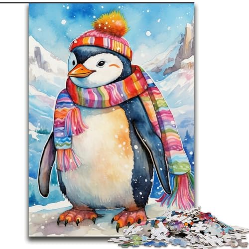 1000-teiliges Puzzle, Art Penguin, 1000-teiliges Puzzle, Geburtstage, Weihnachten, Halloween, Thanksgiving, Ostern, 26x38cm 1000-teiliges Puzzle, Art Penguin, 1000-teiliges Puzzle, Geburtstage, Weihnachten, Halloween, Thanksgiving, Ostern, 26x38cm von LYXIANY
