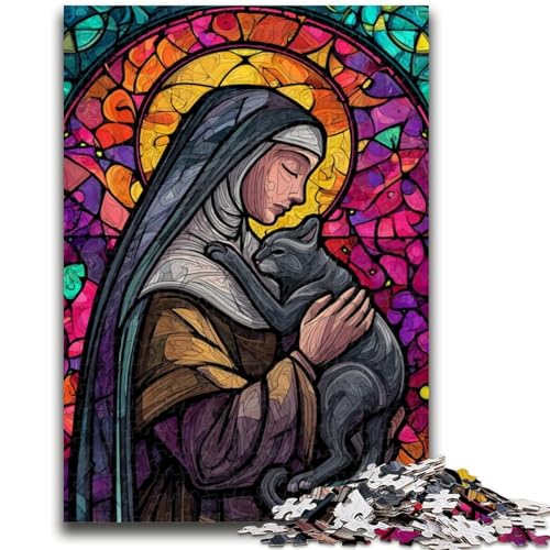 1000-teiliges Puzzle, Porträt von Maria, der Mutter Geeignet für Kinder ab 14 Jahren Intellektuelles Spielzeugspiel Lernspiel für Geburtstag und Weihnachten 50x75cm 1000-teiliges Puzzle, Porträt von Maria, der Mutter Geeignet für Kinder ab 14 Jahren Intellektuelles Spielzeugspiel Lernspiel für Geburtstag und Weihnachten 50x75cm von LYXIANY