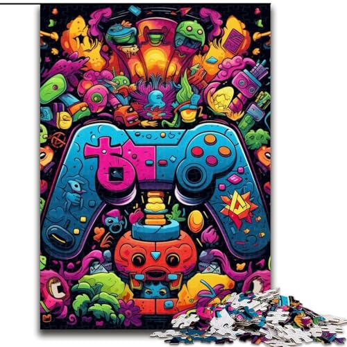 1000-teiliges Puzzle, buntes Spiel, Papp-Puzzle, 26x38cm, interaktives Familienspiel, Heimdekoration zum Selbermachen, Denksport-Geschenk 1000-teiliges Puzzle, buntes Spiel, Papp-Puzzle, 26x38cm, interaktives Familienspiel, Heimdekoration zum Selbermachen, Denksport-Geschenk von LYXIANY