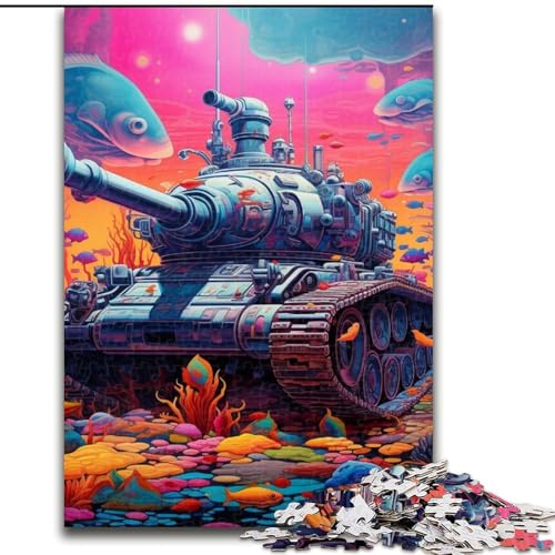 1000-teiliges Puzzle, farbenfroher Kunstpanzer, Holzpuzzle, 50x75cm, interaktives Familienspiel, Heimdekoration zum Selbermachen, Denksport-Geschenk 1000-teiliges Puzzle, farbenfroher Kunstpanzer, Holzpuzzle, 50x75cm, interaktives Familienspiel, Heimdekoration zum Selbermachen, Denksport-Geschenk von LYXIANY