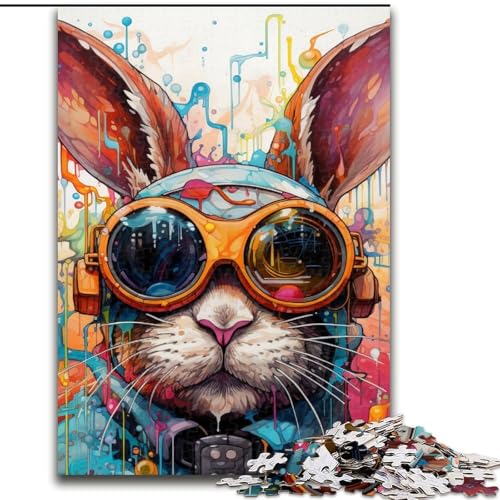 1000-teiliges Puzzle „Art Rabbits“, anspruchsvolle Puzzles, anspruchsvolles Denkspiel für Teenager, Familienspaß, interaktives Spiel, Größe: 38x26cm 1000-teiliges Puzzle „Art Rabbits“, anspruchsvolle Puzzles, anspruchsvolles Denkspiel für Teenager, Familienspaß, interaktives Spiel, Größe: 38x26cm von LYXIANY