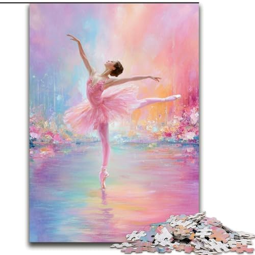 1000-teiliges Puzzle „Balletttänzerin“ aus Holz mit interaktivem Familienspiel, Kinder ab 14 Jahren, Größe 50x75cm 1000-teiliges Puzzle „Balletttänzerin“ aus Holz mit interaktivem Familienspiel, Kinder ab 14 Jahren, Größe 50x75cm von LYXIANY