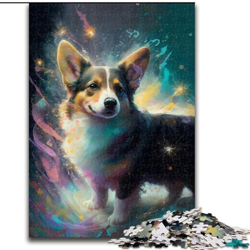 1000-teiliges Puzzle „Corgi-Hund malen“, unmögliches Puzzle für Erwachsene, pädagogisches Denkspiel, künstlerische Heim- und Bürodekoration, Alter 14+, Größe 50x75cm 1000-teiliges Puzzle „Corgi-Hund malen“, unmögliches Puzzle für Erwachsene, pädagogisches Denkspiel, künstlerische Heim- und Bürodekoration, Alter 14+, Größe 50x75cm von LYXIANY