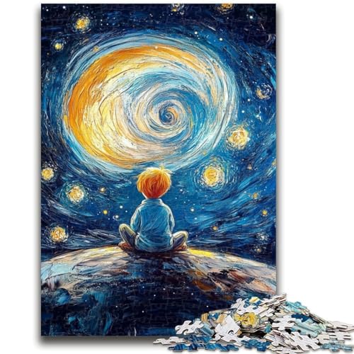 1000-teiliges Puzzle „Der kleine Prinz des Nachthimmels“, anspruchsvolles Spiel und Familienspiel, ganze Familie, 50x75cm 1000-teiliges Puzzle „Der kleine Prinz des Nachthimmels“, anspruchsvolles Spiel und Familienspiel, ganze Familie, 50x75cm von LYXIANY