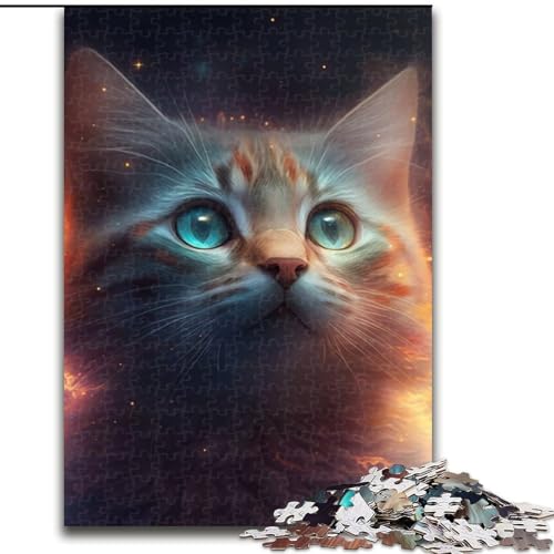 1000-teiliges Puzzle „Fantasy Cat“, anspruchsvolle Puzzles, anspruchsvolles Denkspiel für Teenager, Familienspaß, interaktives Spiel, Größe: 38x26cm 1000-teiliges Puzzle „Fantasy Cat“, anspruchsvolle Puzzles, anspruchsvolles Denkspiel für Teenager, Familienspaß, interaktives Spiel, Größe: 38x26cm von LYXIANY