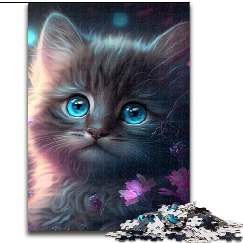 1000-teiliges Puzzle „Fantasy Cat“, anspruchsvolle Puzzles, anspruchsvolles Denkspiel für Teenager, Familienspaß, interaktives Spiel, Größe: 38x26cm 1000-teiliges Puzzle „Fantasy Cat“, anspruchsvolle Puzzles, anspruchsvolles Denkspiel für Teenager, Familienspaß, interaktives Spiel, Größe: 38x26cm von LYXIANY