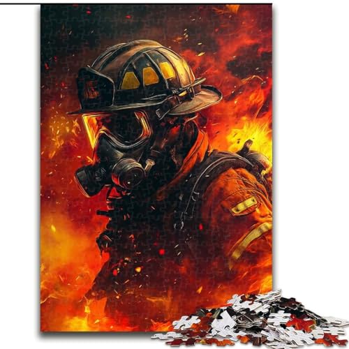 1000-teiliges Puzzle „Feuerwehrmann“ aus Karton mit interaktivem Familienspiel, Kinder ab 14 Jahren, Größe 26X38cm 1000-teiliges Puzzle „Feuerwehrmann“ aus Karton mit interaktivem Familienspiel, Kinder ab 14 Jahren, Größe 26X38cm von LYXIANY