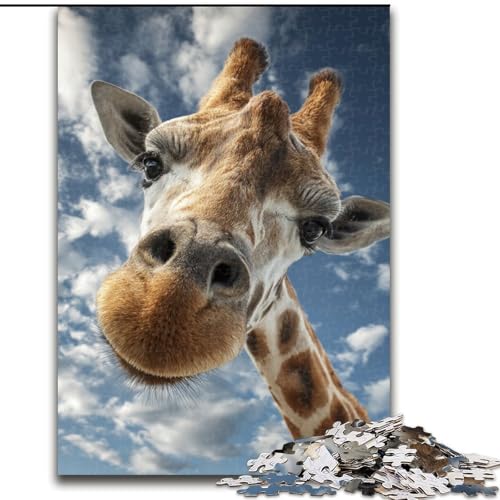 1000-teiliges Puzzle „Giraffe“ aus Holz mit interaktivem Familienspiel, Kinder ab 14 Jahren, Größe 50x75cm 1000-teiliges Puzzle „Giraffe“ aus Holz mit interaktivem Familienspiel, Kinder ab 14 Jahren, Größe 50x75cm von LYXIANY