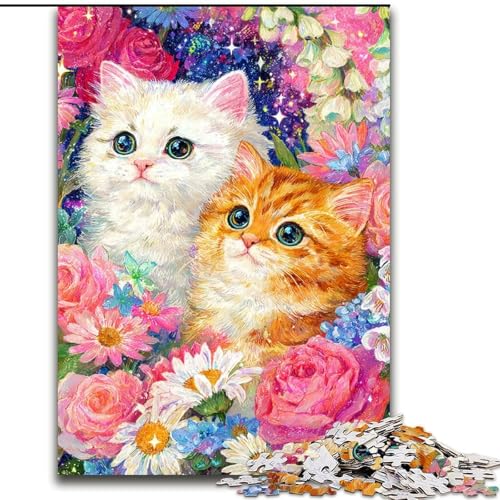 1000-teiliges Puzzle „Katzen-Puzzle“ aus Karton mit interaktivem Familienspiel, Kinder ab 14 Jahren, Größe 26X38cm 1000-teiliges Puzzle „Katzen-Puzzle“ aus Karton mit interaktivem Familienspiel, Kinder ab 14 Jahren, Größe 26X38cm von LYXIANY