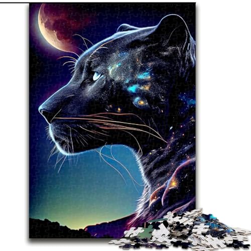 1000-teiliges Puzzle „Panther“, Holzpuzzle, Größe 50x75cm, anspruchsvolles Denkspiel für Teenager, Spaß am Familienspieleabend 1000-teiliges Puzzle „Panther“, Holzpuzzle, Größe 50x75cm, anspruchsvolles Denkspiel für Teenager, Spaß am Familienspieleabend von LYXIANY