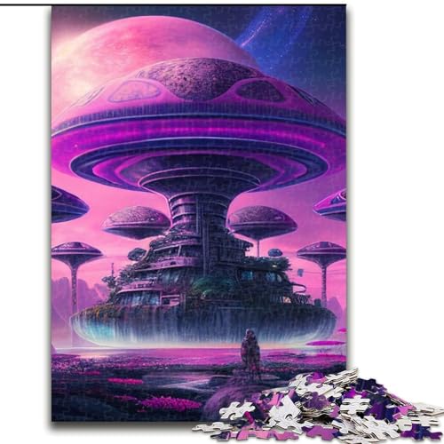 1000-teiliges Puzzle „Pink Planet“, unmögliche Puzzles für Erwachsene zur Heimdekoration, als Gehirntraining, 50x75cm 1000-teiliges Puzzle „Pink Planet“, unmögliche Puzzles für Erwachsene zur Heimdekoration, als Gehirntraining, 50x75cm von LYXIANY