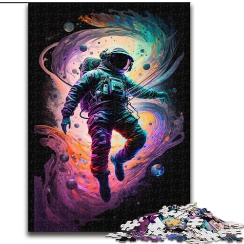 1000-teiliges Puzzle Astronaut, Holzpuzzle für Erwachsene, Größe 50x75cm, zur Heimdekoration, ideales Weihnachts- und Neujahrsgeschenk für Teenager 1000-teiliges Puzzle Astronaut, Holzpuzzle für Erwachsene, Größe 50x75cm, zur Heimdekoration, ideales Weihnachts- und Neujahrsgeschenk für Teenager von LYXIANY