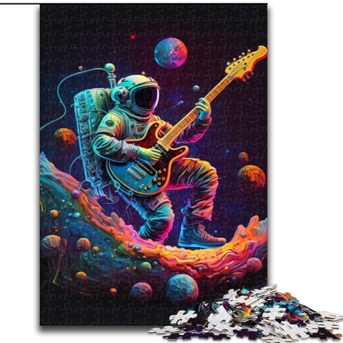 1000-teiliges Puzzle Astronaut spielt Gitarre, 1000 Teile, Aktivität zur Stärkung der Familienbindung, einzigartiges Geschenk für Feiertage und Geburtstage, Größe: 50x75cm 1000-teiliges Puzzle Astronaut spielt Gitarre, 1000 Teile, Aktivität zur Stärkung der Familienbindung, einzigartiges Geschenk für Feiertage und Geburtstage, Größe: 50x75cm von LYXIANY