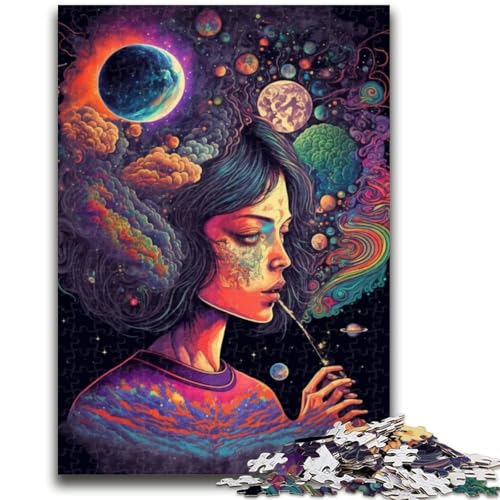 1000-teiliges Puzzle Cosmic High hilft dem Gehirn, süchtig machendes Spielzeug zu trainieren, um Geduld zu fördern. Geeignet für Paare, 50x75cm von LYXIANY