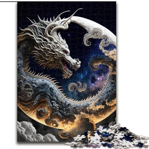 1000-teiliges Puzzle Drache aus Holz, Größe 50x75cm, für Teenager und Familienspaß – DIY-Denkspiel als Geschenk 1000-teiliges Puzzle Drache aus Holz, Größe 50x75cm, für Teenager und Familienspaß – DIY-Denkspiel als Geschenk von LYXIANY