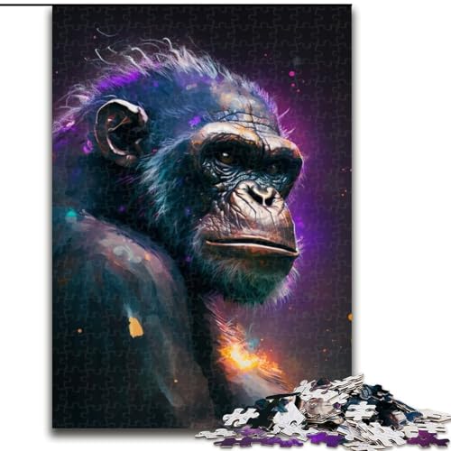 1000-teiliges Puzzle Fantasy-Schimpanse, anspruchsvolle Puzzles, anspruchsvolles Denkspiel für Teenager, Familienspaß, interaktives Spiel, Größe: 38x26cm 1000-teiliges Puzzle Fantasy-Schimpanse, anspruchsvolle Puzzles, anspruchsvolles Denkspiel für Teenager, Familienspaß, interaktives Spiel, Größe: 38x26cm von LYXIANY