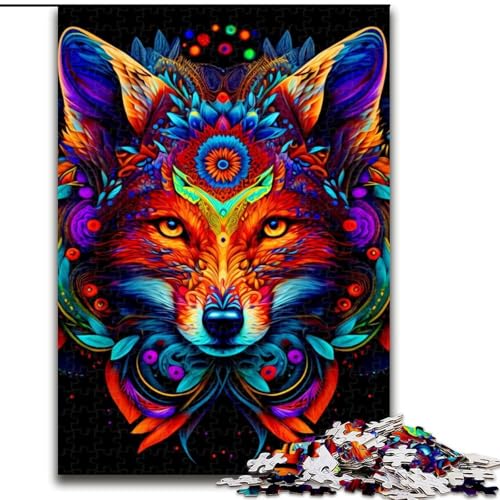 1000-teiliges Puzzle Fuchs, Holzpuzzle, Größe 50x75cm, für Teenager und Familienspaß – DIY-Denkspiel als Geschenk 1000-teiliges Puzzle Fuchs, Holzpuzzle, Größe 50x75cm, für Teenager und Familienspaß – DIY-Denkspiel als Geschenk von LYXIANY