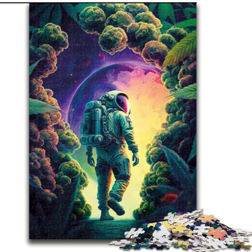 1000-teiliges Puzzle-Geschenk, Astronauten-Holzpuzzle für Erwachsene, Größe: 50x75cm, Denksportaufgabe, Spiel für Erwachsene, interaktive Aktivität für die Familie 1000-teiliges Puzzle-Geschenk, Astronauten-Holzpuzzle für Erwachsene, Größe: 50x75cm, Denksportaufgabe, Spiel für Erwachsene, interaktive Aktivität für die Familie von LYXIANY