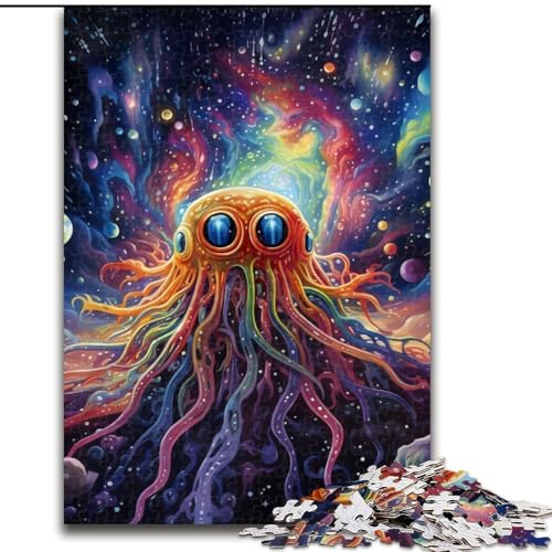 1000-teiliges Puzzle-Geschenk, Galaxie-Oktopus, Holzpuzzle für Erwachsene, Größe: 50x75cm, Denksportaufgabe, Spiel für Erwachsene, interaktive Familienaktivität 1000-teiliges Puzzle-Geschenk, Galaxie-Oktopus, Holzpuzzle für Erwachsene, Größe: 50x75cm, Denksportaufgabe, Spiel für Erwachsene, interaktive Familienaktivität von LYXIANY