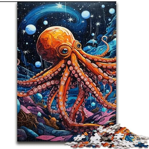 1000-teiliges Puzzle-Geschenk, Galaxie-Oktopus, Holzpuzzle für Erwachsene, Größe: 50x75cm, Denksportaufgabe, Spiel für Erwachsene, interaktive Familienaktivität 1000-teiliges Puzzle-Geschenk, Galaxie-Oktopus, Holzpuzzle für Erwachsene, Größe: 50x75cm, Denksportaufgabe, Spiel für Erwachsene, interaktive Familienaktivität von LYXIANY