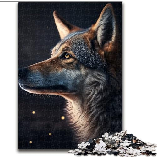 1000-teiliges Puzzle-Geschenk, Wolf, Holzpuzzle für Erwachsene, Größe: 50x75cm, Denksportaufgabe, Spiel für Erwachsene, interaktive Aktivität für die Familie 1000-teiliges Puzzle-Geschenk, Wolf, Holzpuzzle für Erwachsene, Größe: 50x75cm, Denksportaufgabe, Spiel für Erwachsene, interaktive Aktivität für die Familie von LYXIANY